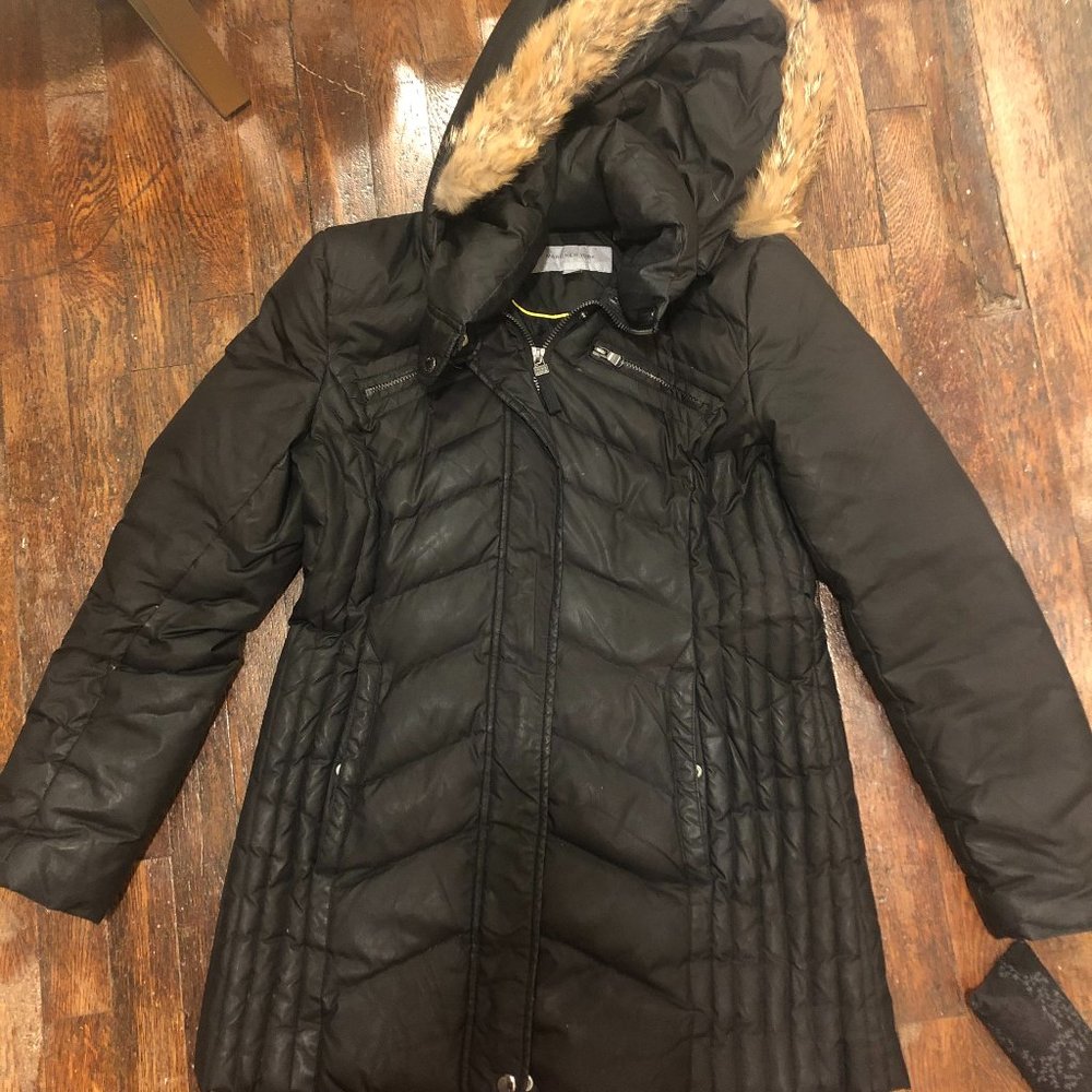 Andrew Marc New York Black Winter Coat Size M